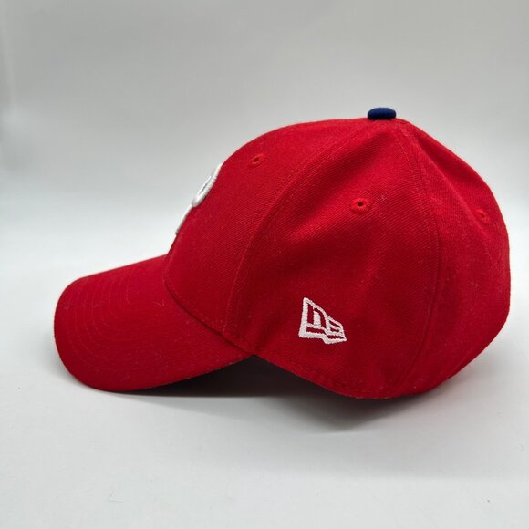 Philadelphia Phillies Red Cap Juan Samuel Autograph New Era Adjustable Hat - Picture 3 of 10